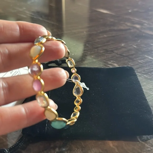 Ippolita Gold Rock Candy Gelato Bangle Multi size 1 - Picture 2 of 5